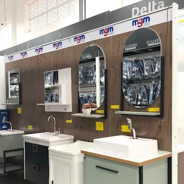 Gabinetes de banheiro montados na DR Construções
